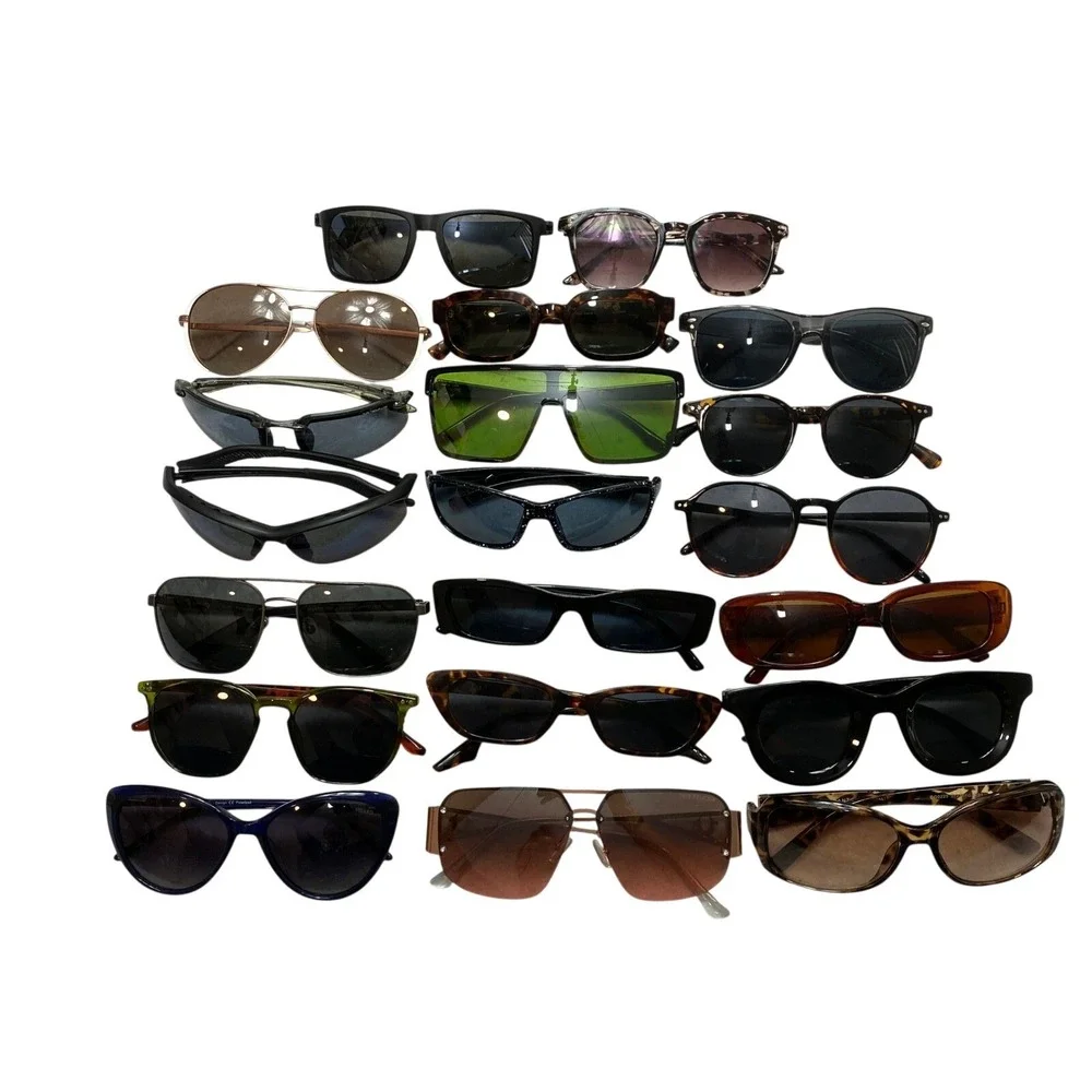 Lot Unisex 20 Mixed Sunglasses Multi Hurley True Religion Lucky Brand Bulk